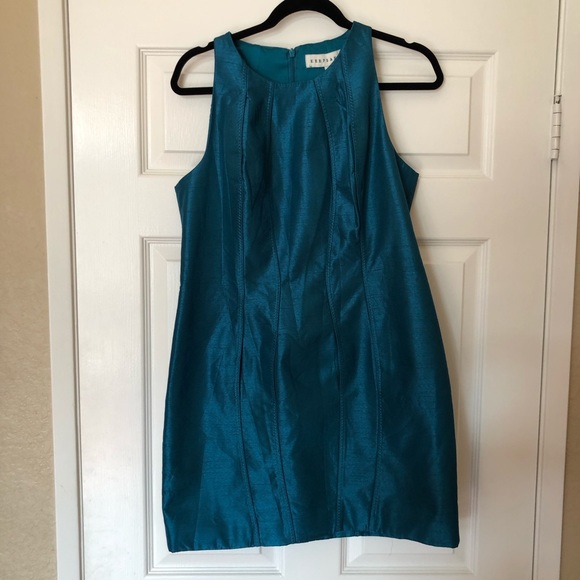 KEEPSAKE WHERE I FIND YOU TEAL BLUE DRESS size XL - Picture 3 of 8
